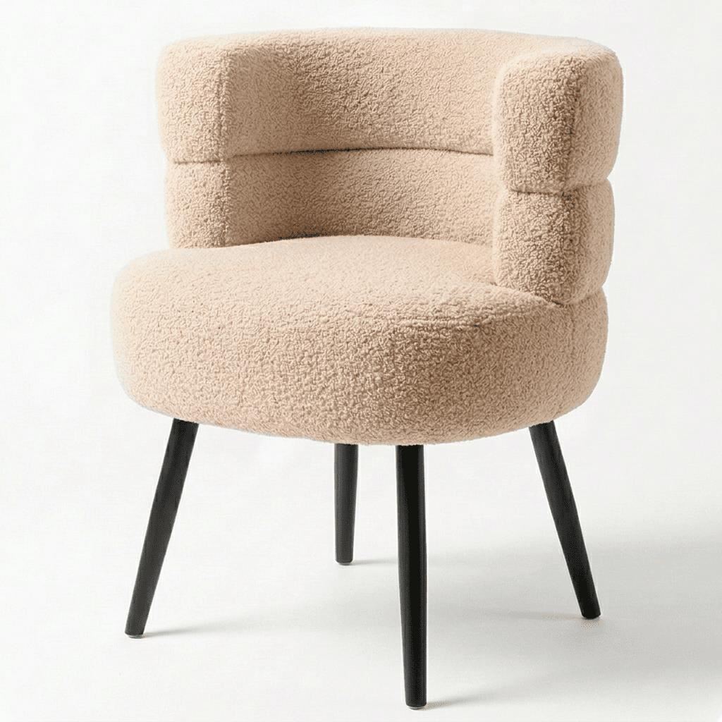 Silla Butaca Buckingham Nordic Ram Beige Crema